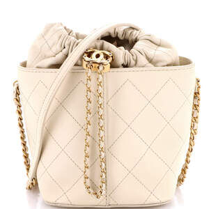Chanel Cc Drawstring Bucket Crossbody #205963C35B
